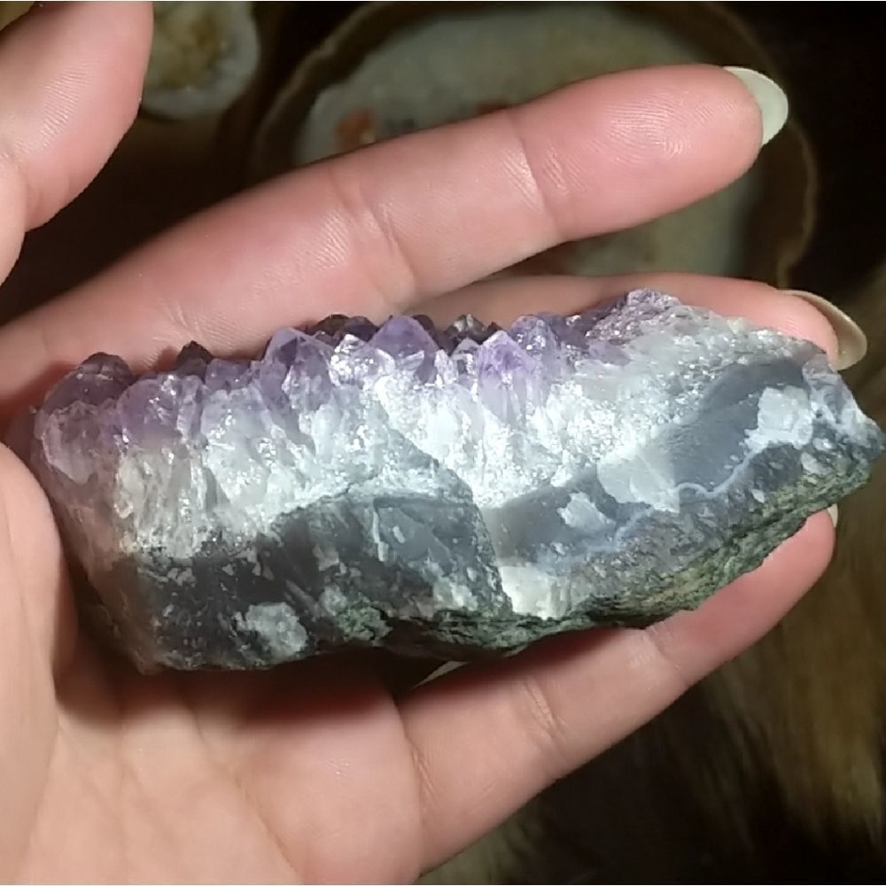 3" Amethyst Crystal Cluster - Picture 4 of 4